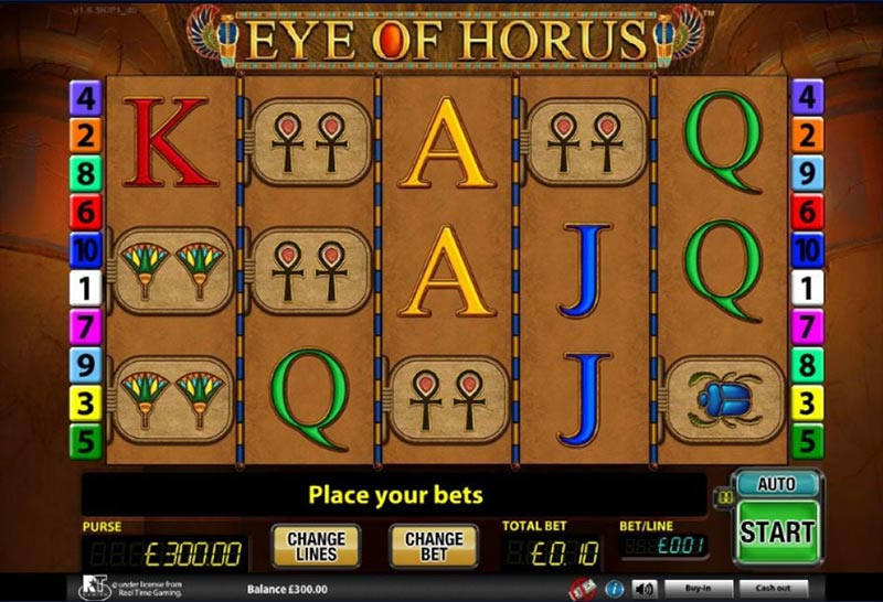 Eye of Horus Игровой Автомат. 