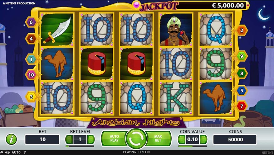 Arabian Nights игровой автомат. 