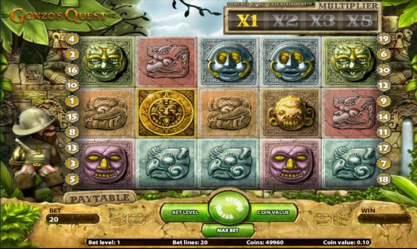 Игровой автомат Gonzo’s Quest. 