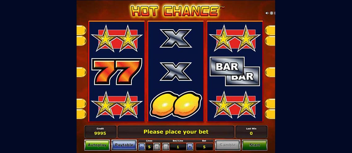 Игровой автомат Hot Chance. 